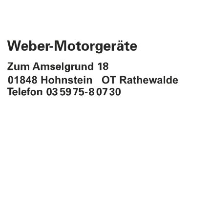 Logo von Weber-Motorgeräte