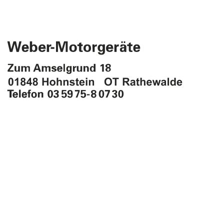 Logotipo de Weber-Motorgeräte