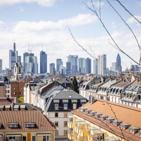 Club Pilates Frankfurt Bornheim - Aussicht von der Dachterrasse