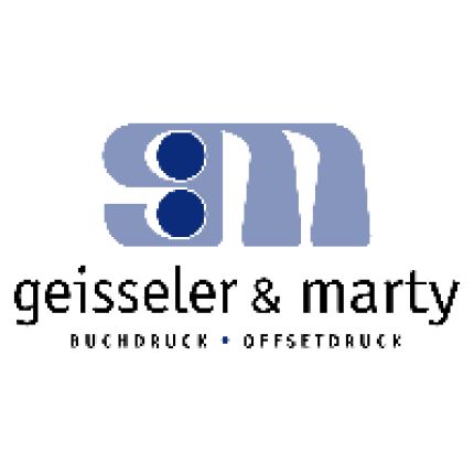 Logo de Geisseler & Marty, Buch- und Offsetdruck