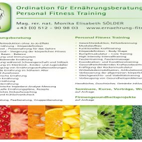 Bild von Ordination für Ernährungsberatung und Personal Fitness Training Mag. Monika Sölder