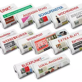 RAG Service GmbH & Co. KG, Übersicht Zeitungstitel