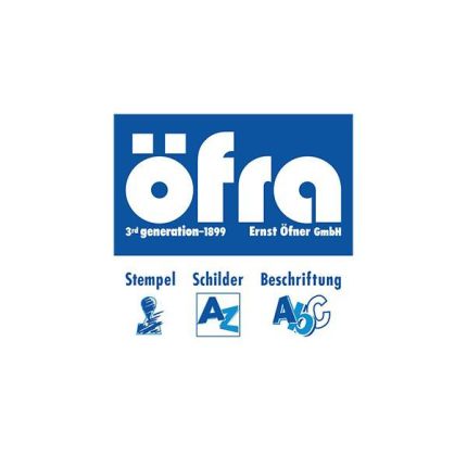 Logotipo de ÖFRA Stempel - Schilder - Druck - Grafik