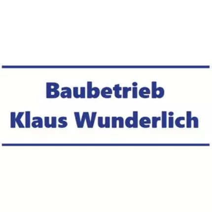 Logotyp från Baubetrieb Klaus Wunderlich