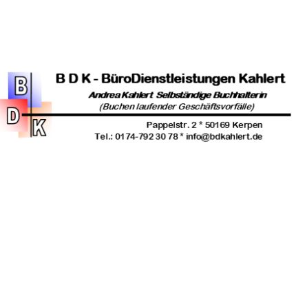 Logotyp från BDK-BüroDienstleistungen Andrea Kahlert Buchhaltung