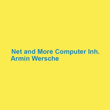 Logo od Net and More Computer | Inh. Armin Wersche