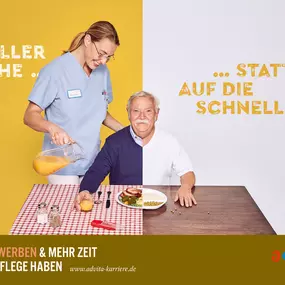 Arbeiten bei advita | Mehr Zeit für die Pflege | Stellenanzeigen Altenpflege | Jobs Altenpflege