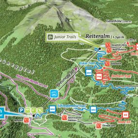15 Kilometer neue Mountainbike Trails
