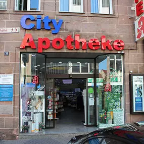 Aussenansicht der City Apotheke