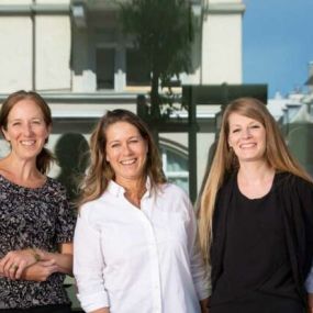 Team von Interna Translations AG, mit (v.l.n.r.) Catherine Fontaine, Hande Lüchinger, Emilia Merola, Tanju Dalgiç