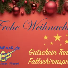 Niederbayern Weihnachtsgeschenk Tandem Fallschirmsprung