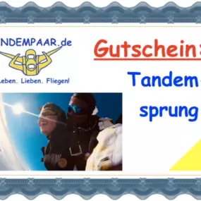 TandemPaar: Wertgutschein Tandemsprung 4300 Meter
