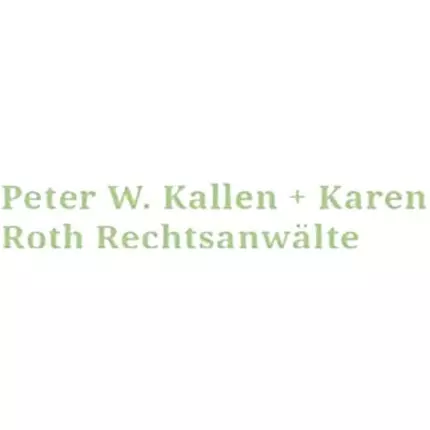 Logo from Peter W. Kallen + Karen Roth Rechtsanwälte