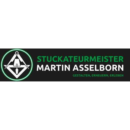 Logotyp från Stuckateurmeister Martin Asselborn Gestalten, Erneuern ,Erleben