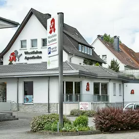 Aussenansicht der Westfalen-Apotheke