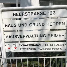 Anwaltskanzlei Dr. Drexler, Außenansicht