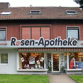 Aussenansicht der Rosen-Apotheke OHG