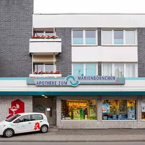 Aussenansicht der Apotheke zum Marienbörnchen