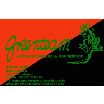 Logótipo de greenteam Gartengestaltung & Baumpflege