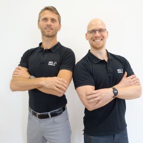 Dirk Hübel & Tobias Benzin. Inhaber / Gesellschafter HFA BGMplus. HFA BGMplus in Jena, Thüringen. Betriebliche Gesundheit in Thüringen, BGM Maßnahmen und Umsetzung in Thüringen, Jena, Apolda, Gera. Betriebliches Gesundheitsmanagement (BGM), Betriebliche Gesundheitsförderung (BGF), Präventionskurse im Betrieb, Ergonomie, Rückengesundheit, Gesundheitsmaßnahmen, Stress.  In Jena, Erfurt, Gera, Weimar, Suhl, Gotha,  Meiningen, Arnstadt, Ilmenau, Saalfeld, Apolda, Sömmerda, Eisenberg, Thüringen.