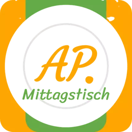 Logotyp från AP. Mittagstisch