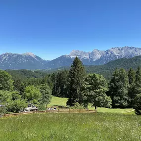 Panoramablick von der Elmauer Alm