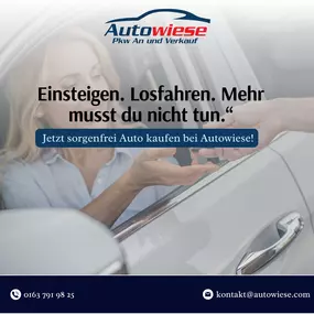 Einsteigen.Losfahren.Mehr musst du nicht tun