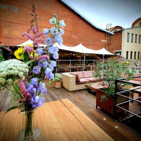 Seifenfabrik Düsseldorf Terrasse