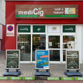 mediCig - Vape Shop Fürth
Schwabacher Straße 261, 90763 Fürth
Telefon: 091149006539
Web: www.medicig.de
Mail: verkauf.fuerth@medicig.de