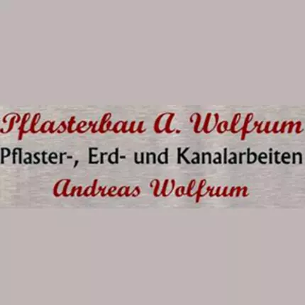 Logotyp från Andreas Wolfrum Pflasterbau