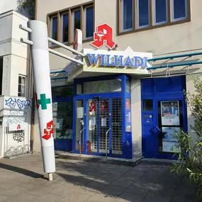 Aussenansicht der Wilhadi-Apotheke