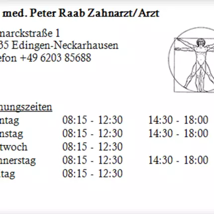 Logótipo de Dr. med. Peter Raab Zahnarzt/Arzt