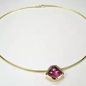 Omegakette in 585/000 Gelbgold