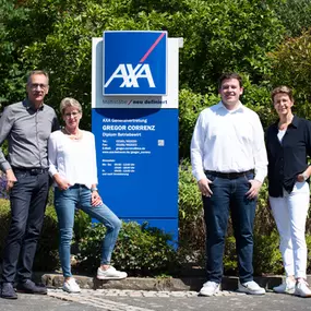 Team der AXA Versicherung Gregor Correnz