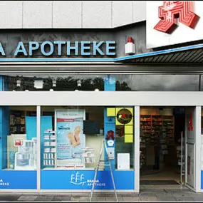 Aussenansicht der Hansa-Apotheke