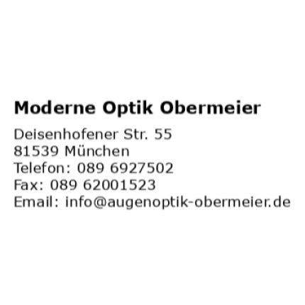 Logo od Optik Obermeier | Optiker | München
