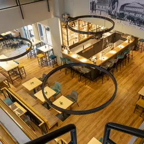 View of the bar