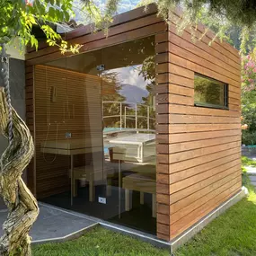 Sauna KÜNG OUTDOOR individuale ad Arcegno TI