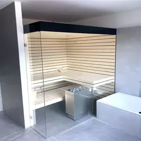 Installazione Sauna KÜNG a Sementina TI