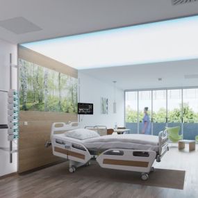 3D Visualisierung Krankenhauszimmer