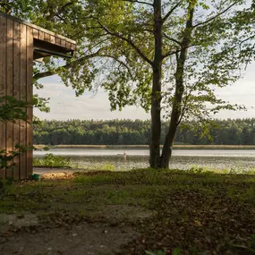 Seeblick Brettmühlenteich Naturcamping