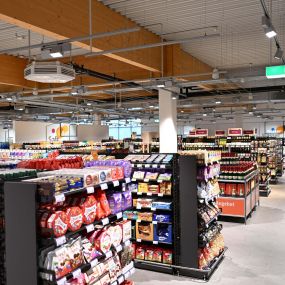 Übersicht des tegut... Supermarktes in Niederdorfelden