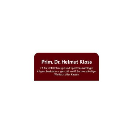 Logo von Prim. Dr. Helmut Kloss