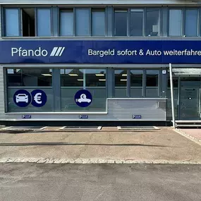 Außenansicht Pfando Filiale Ulm