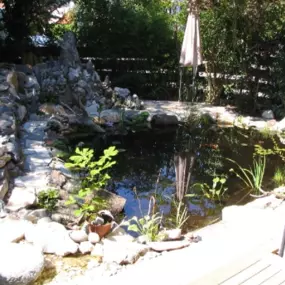 Gartenteich in der Gesamtansicht_Werner Anderlik Garten- und Landschaftsbau