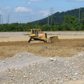 Bagger  - Kieswerk Kölliken - Hochuli AG - Kies, Sand und Beton - Kölliken AG - Aargau