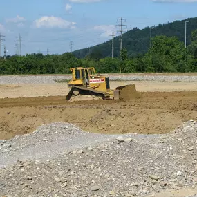 Bagger  - Kieswerk Kölliken - Hochuli AG - Kies, Sand und Beton - Kölliken AG - Aargau