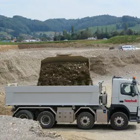 Lastwagen -  Hochuli AG - Kies, Sand und Beton - Kölliken AG - Aargau