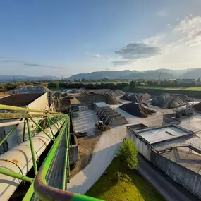 Betriebsgelände - Hochuli AG - Kies, Sand und Beton - Kölliken AG - Aargau