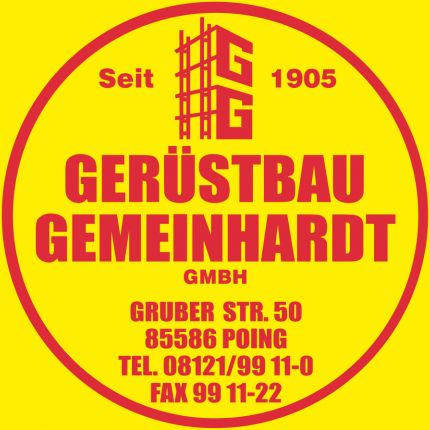 Logo van Gerüstbau Gemeinhardt GmbH